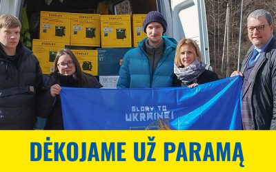 Paramos akcijos „Padovanok šilumą bibliotekai“ įrenginiai iškeliavo į Ukrainą