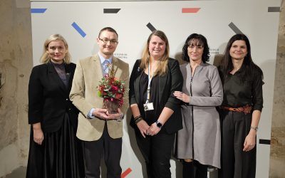 Ąžuolyno bibliotekos vyresniajam bibliografui dr. Mindaugui Balkui įteikta Kultūros ministerijos premija